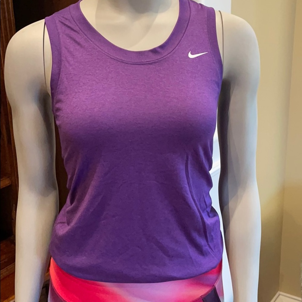 Nike purple sleeveless tee